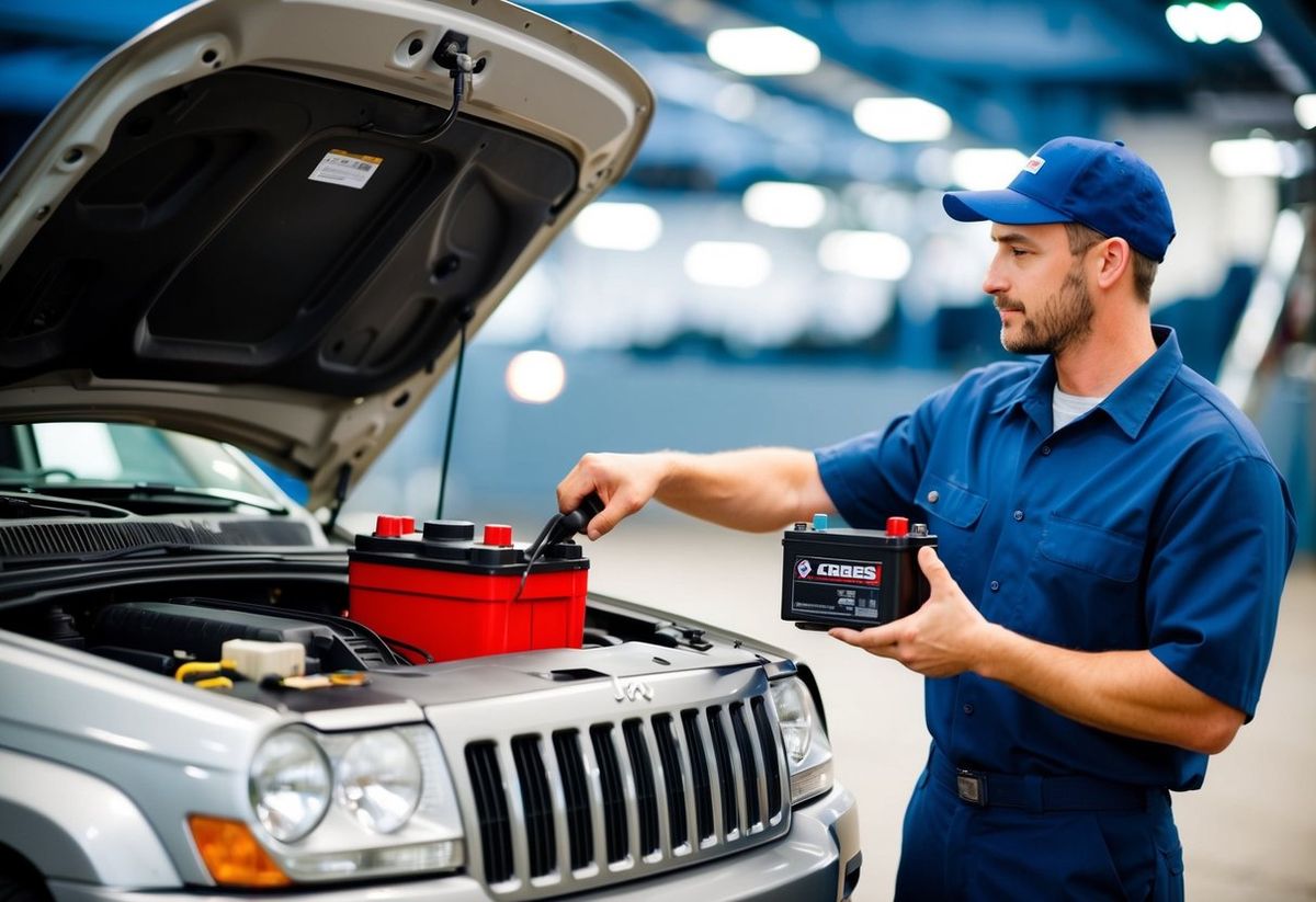Car Battery Service Abu Dhabi